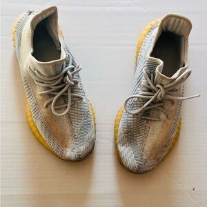 Yeezy Sneakers in Gray and Yellow
